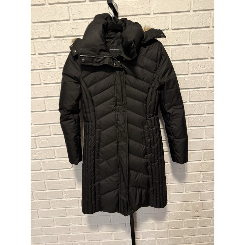 Andrew Marc New York Puffer Coat‎ Women S Black 90% Down Fill